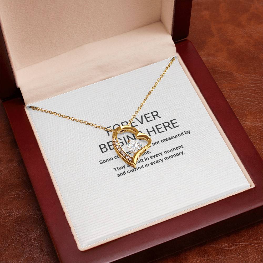 Forever Love Necklace gift presentation