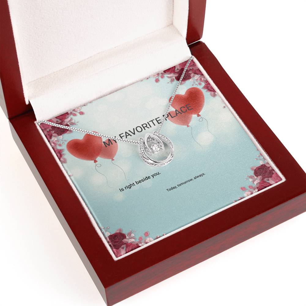 Lucky in Love Necklace gift presentation