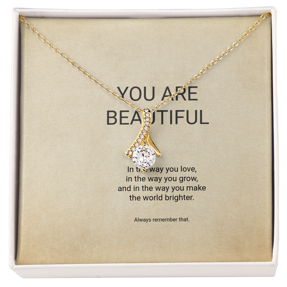 Alluring Beauty pendant detail