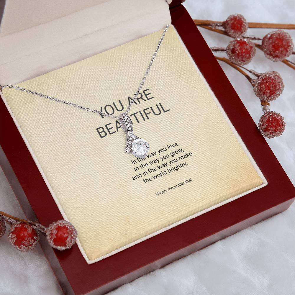Alluring Beauty Necklace gift presentation