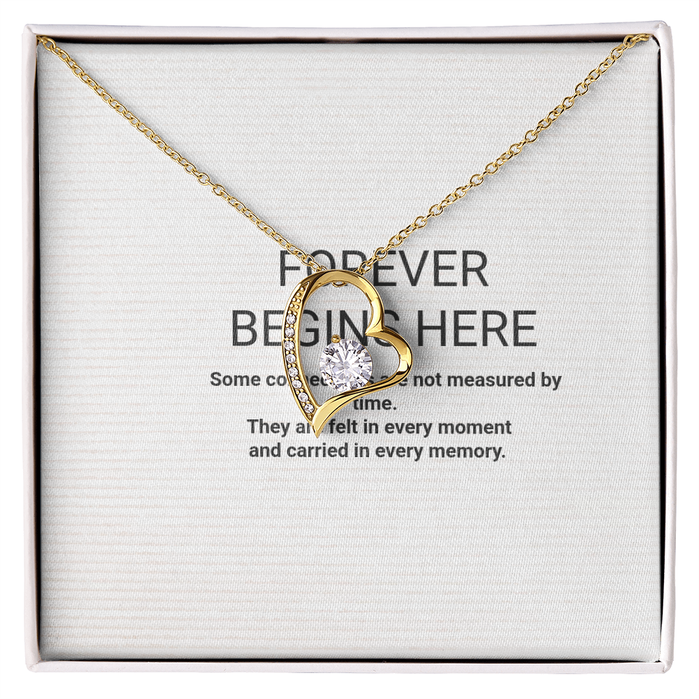 Forever Love Necklace pendant detail